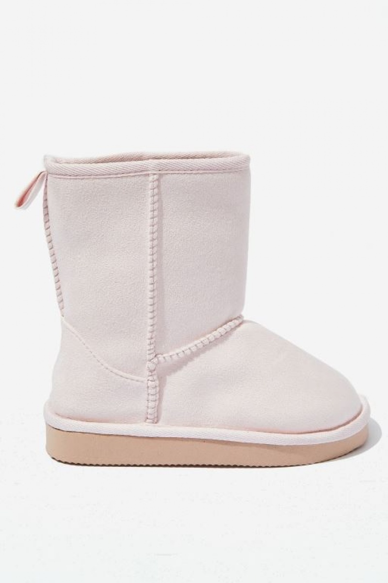 Cotton On Classic Home Girls' Boots Pink | dU1GI5WFe98