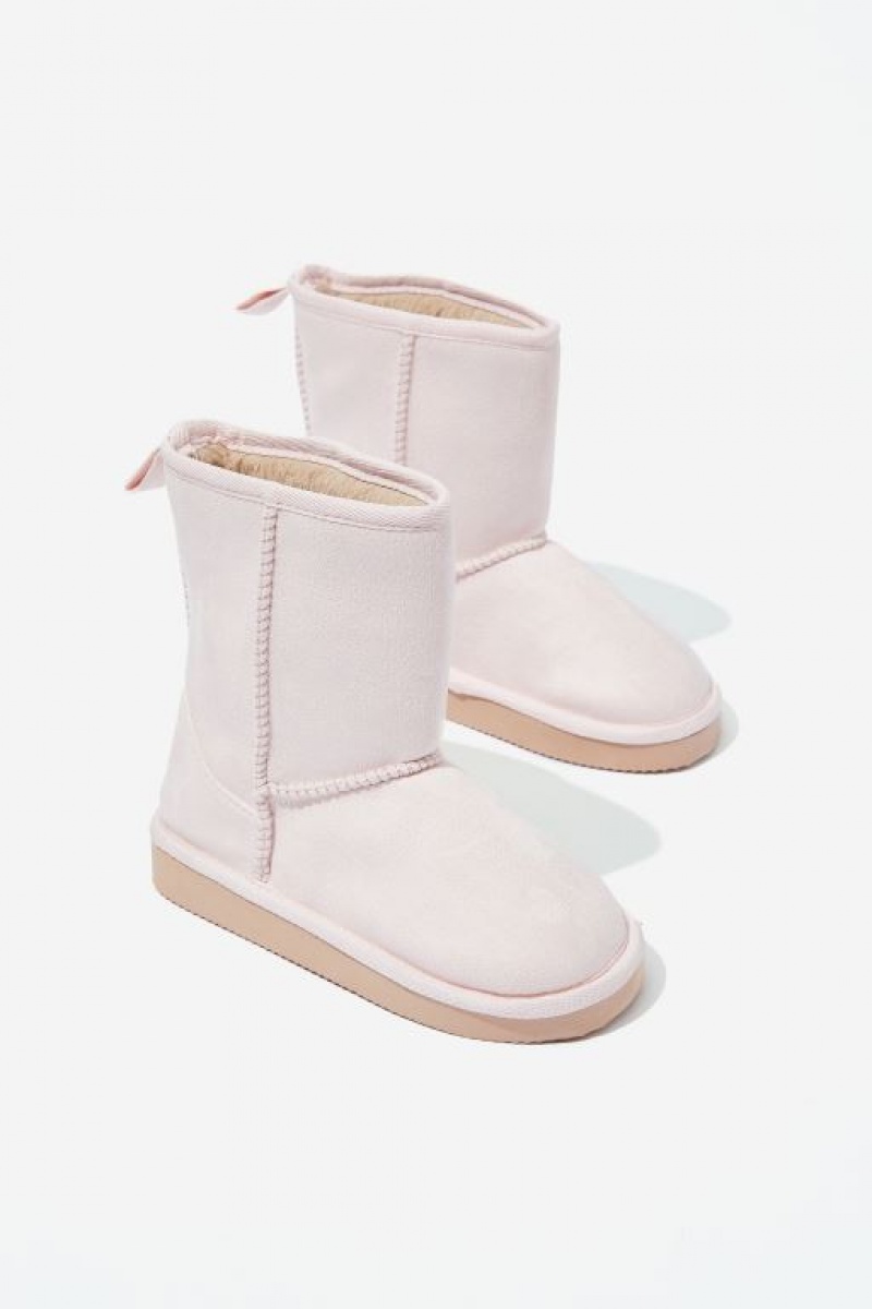 Cotton On Classic Home Girls\' Boots Pink | dU1GI5WFe98