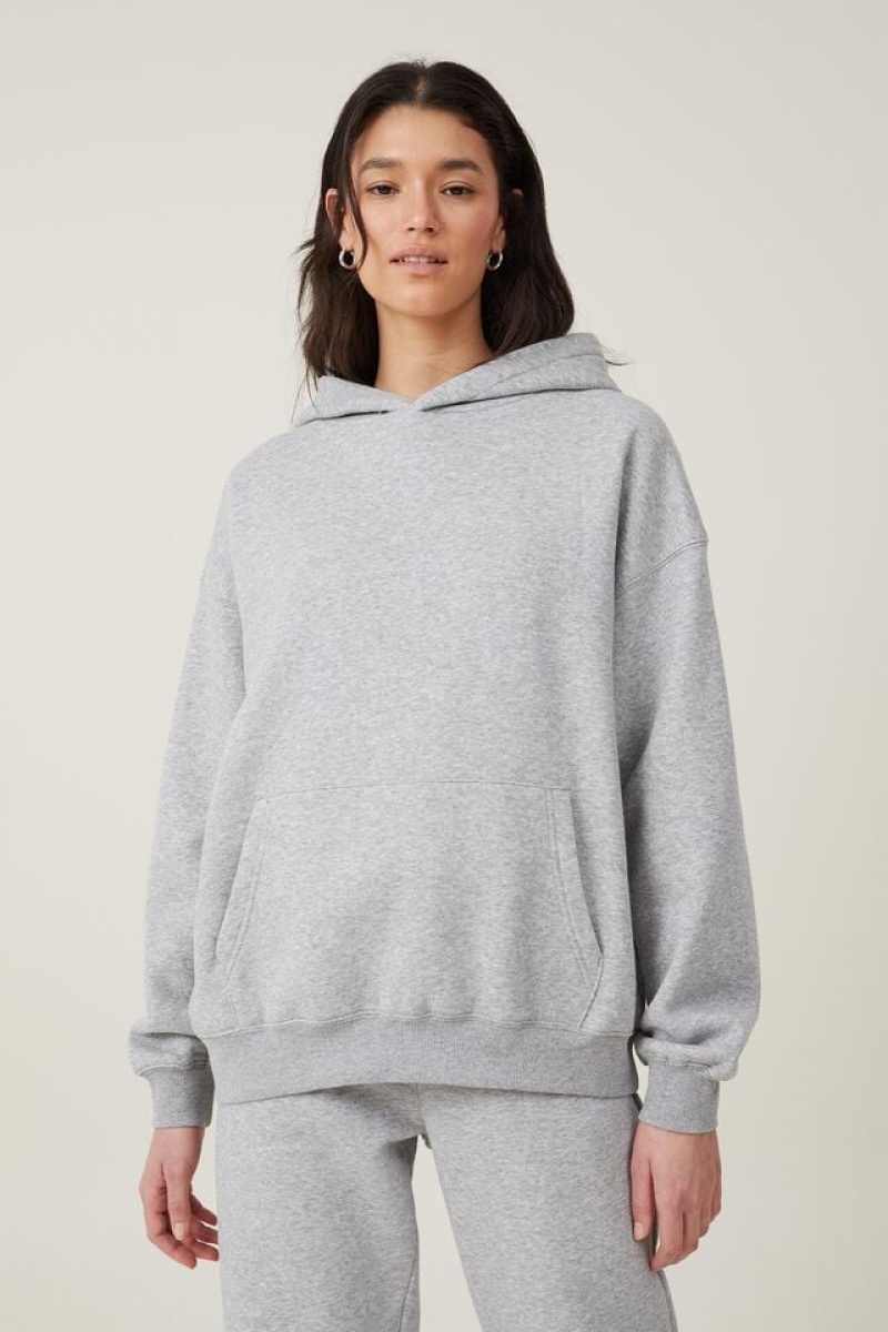 Cotton On Classic Hoodie Women\'s Jumpers Grey | twtzWS1sliE
