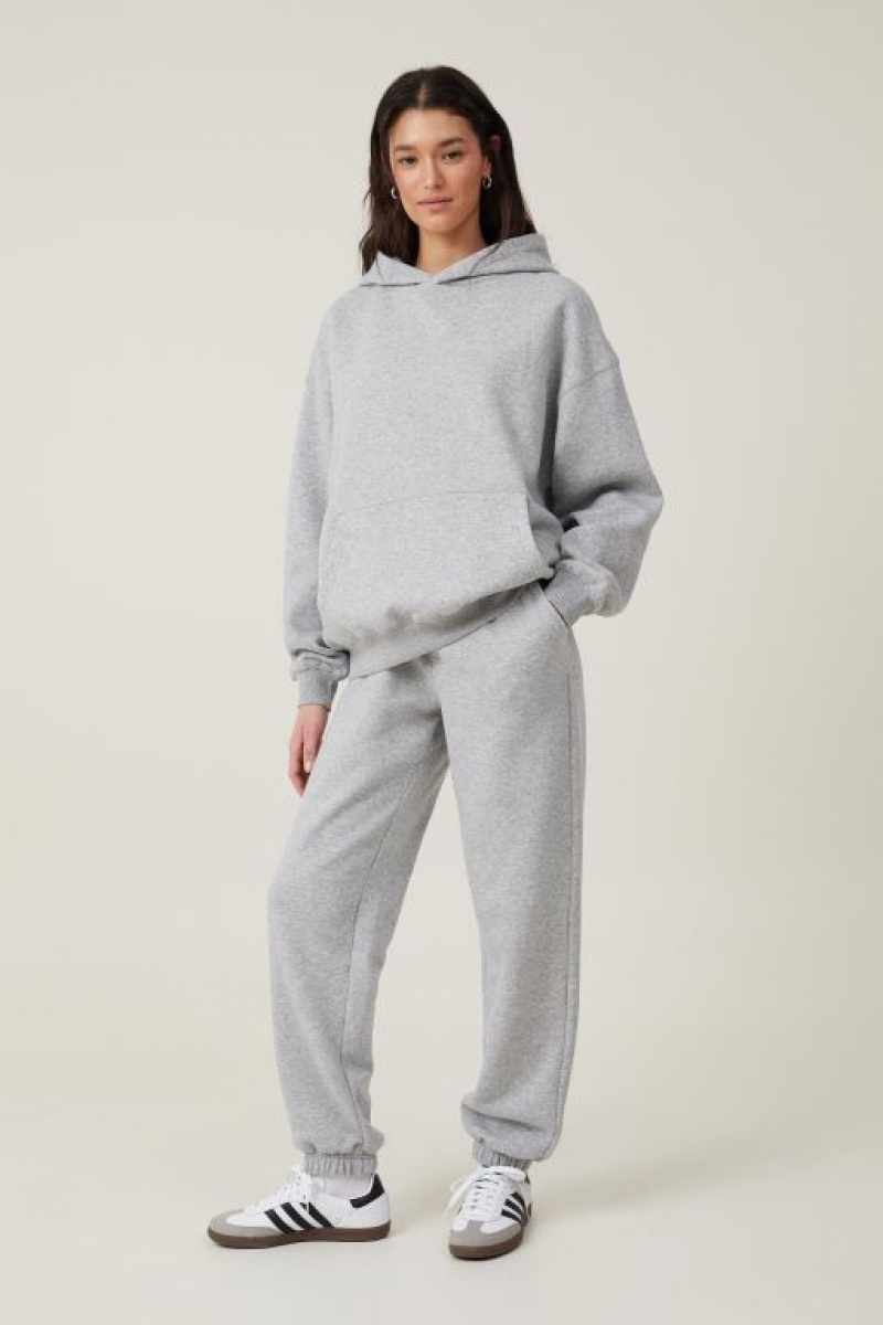 Cotton On Classic Hoodie Women's Track Pants Grey | nM1WPNjFe8c
