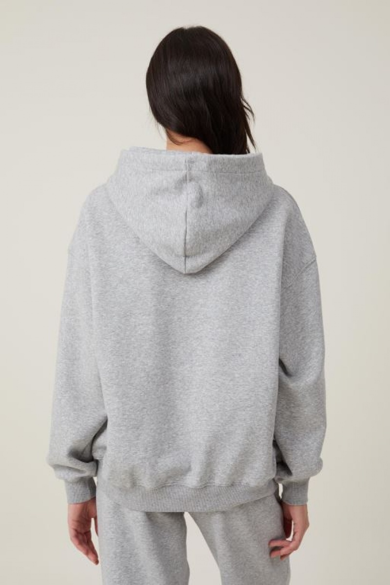 Cotton On Classic Hoodie Women's Track Pants Grey | nM1WPNjFe8c