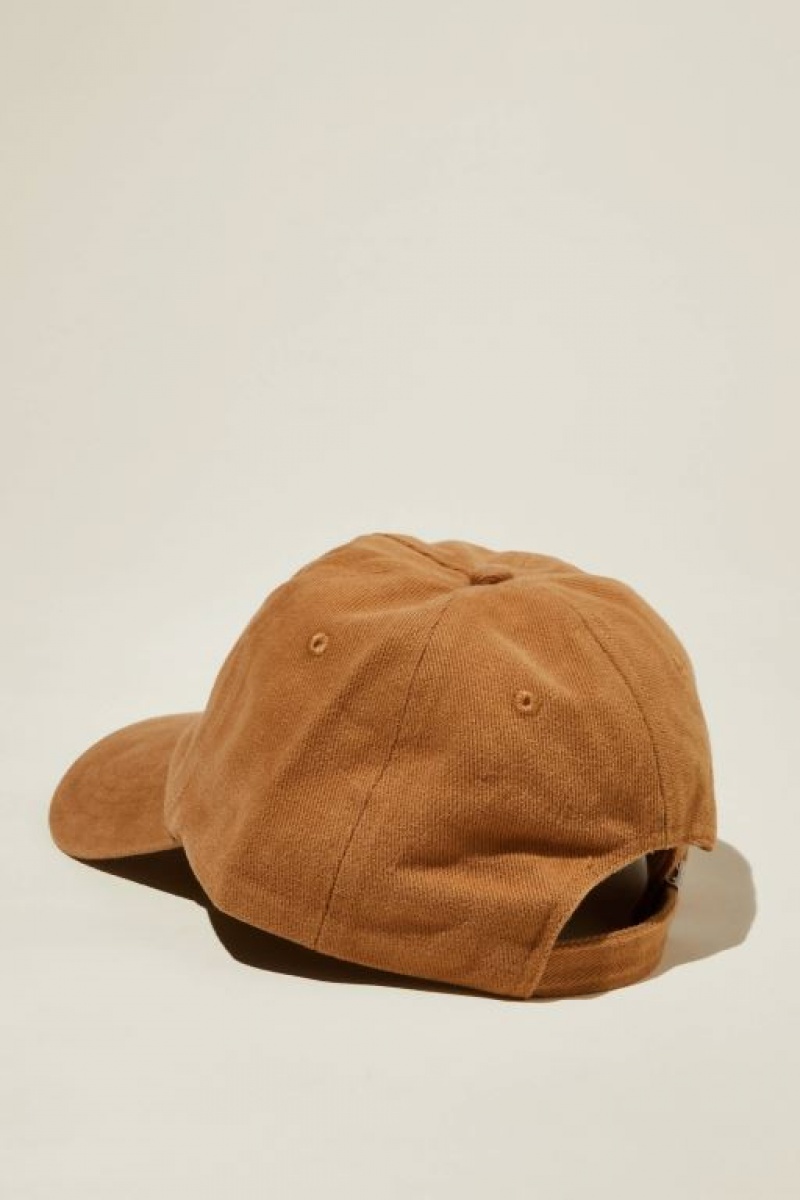Cotton On Classic Monogram Patch Women's Hats Grey Brown | MsL1ISQ6eW5