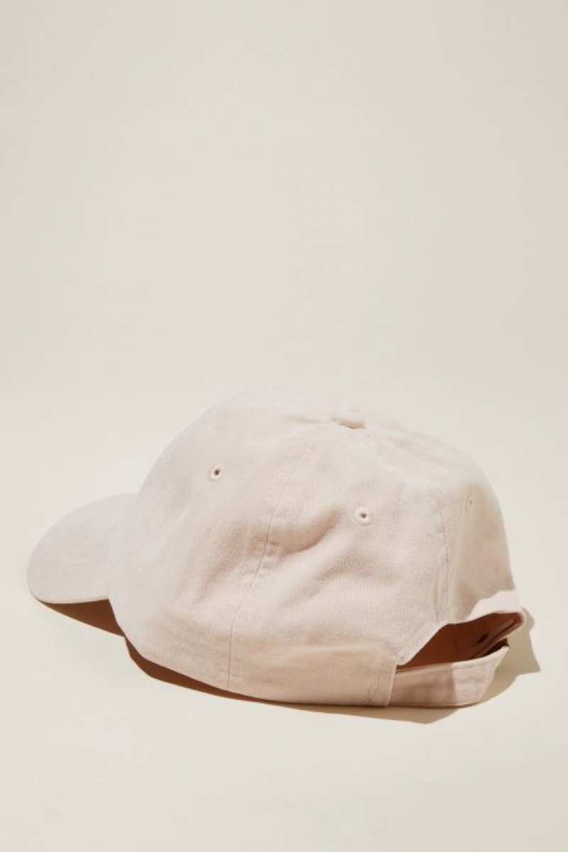 Cotton On Classic Monogram Patch Women's Hats Ecru | JQkrKwuNZdu