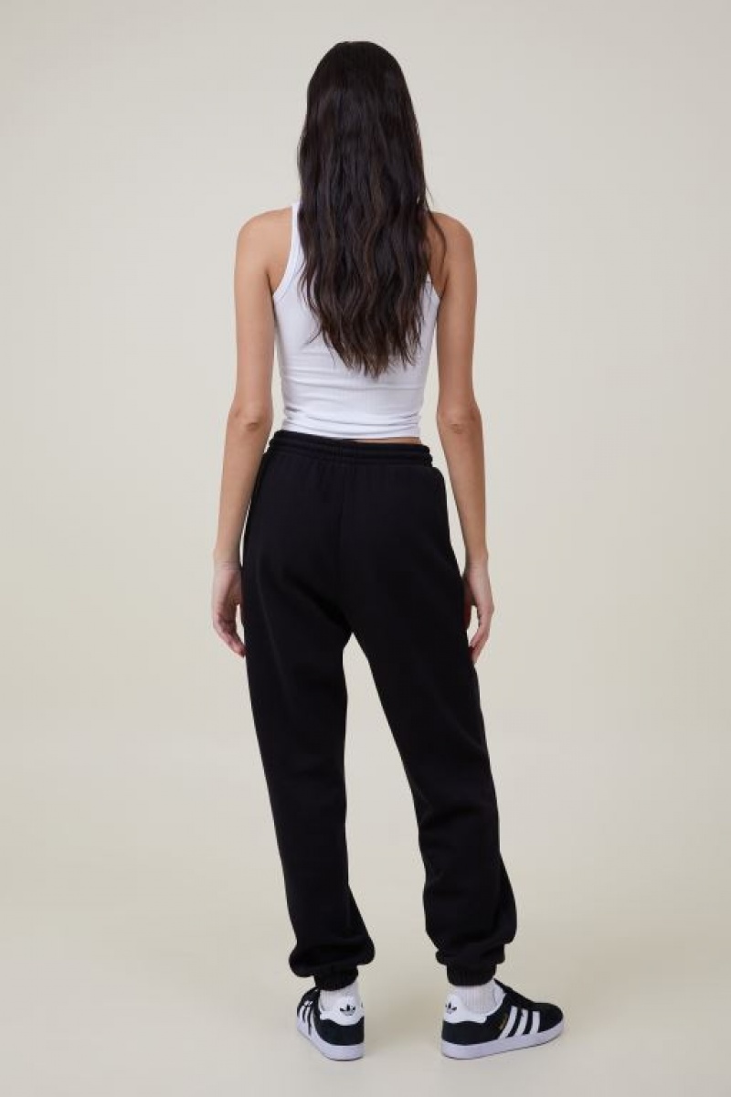 Cotton On Classic Track Women's Pants Black | 1fWblU2U4v3