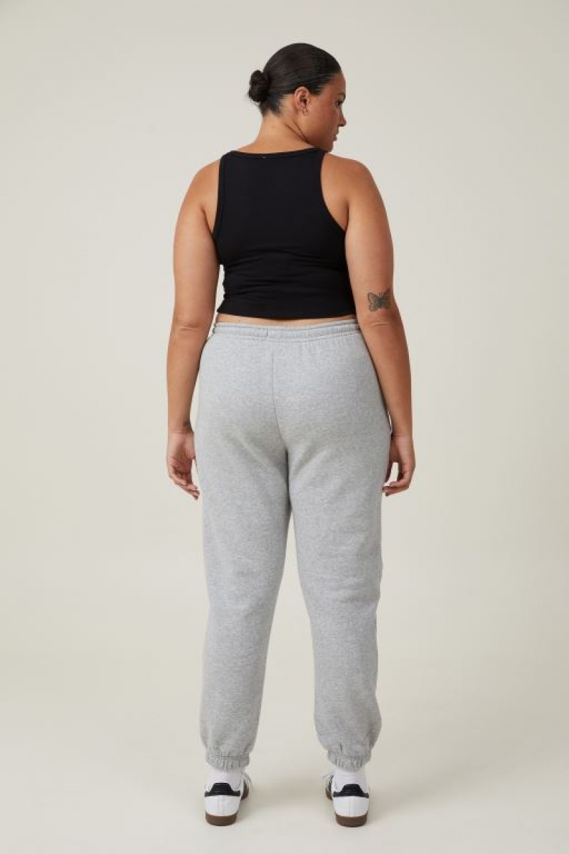 Cotton On Classic Track Women's Track Pants Grey | vxYAgF2TA15