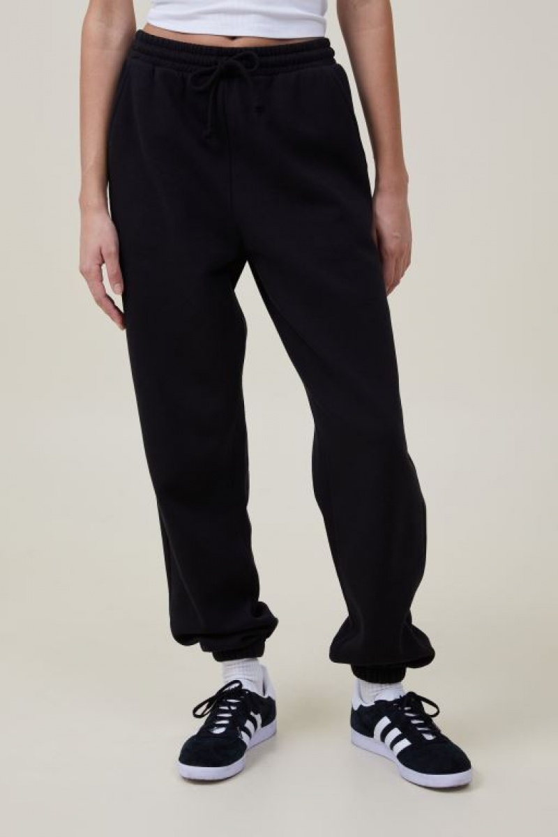 Cotton On Classic Track Women's Track Pants Black | 6DH0RIh6Ny5