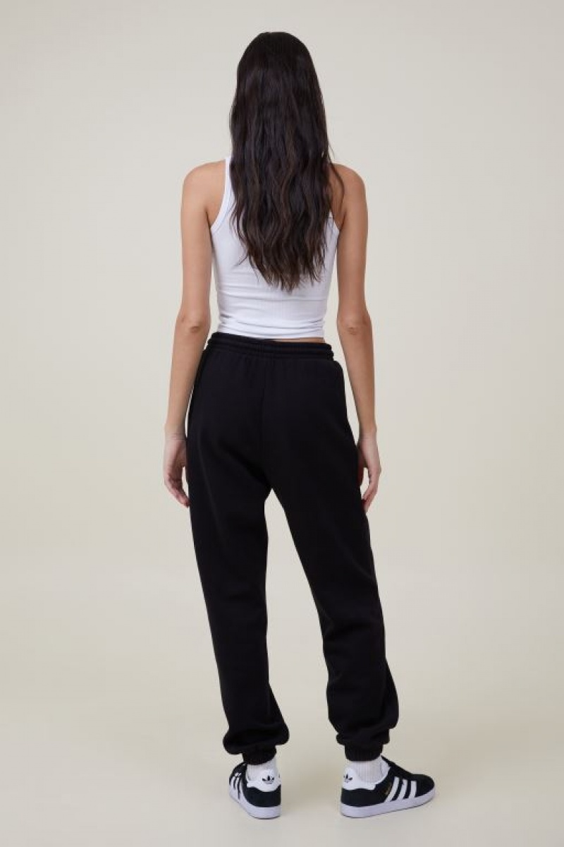 Cotton On Classic Track Women's Track Pants Black | 6DH0RIh6Ny5
