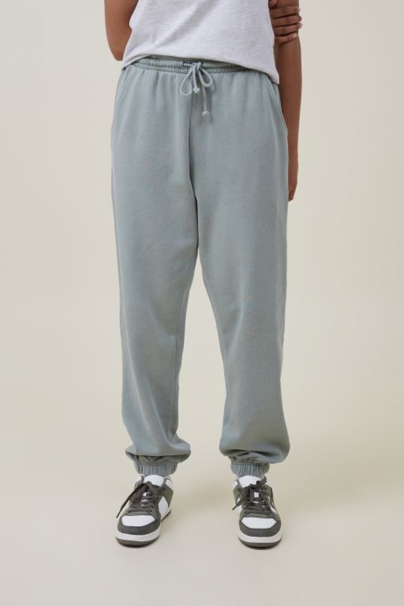 Cotton On Classic Washed Track Women's Pants Olive | zgvNRLIQzeZ