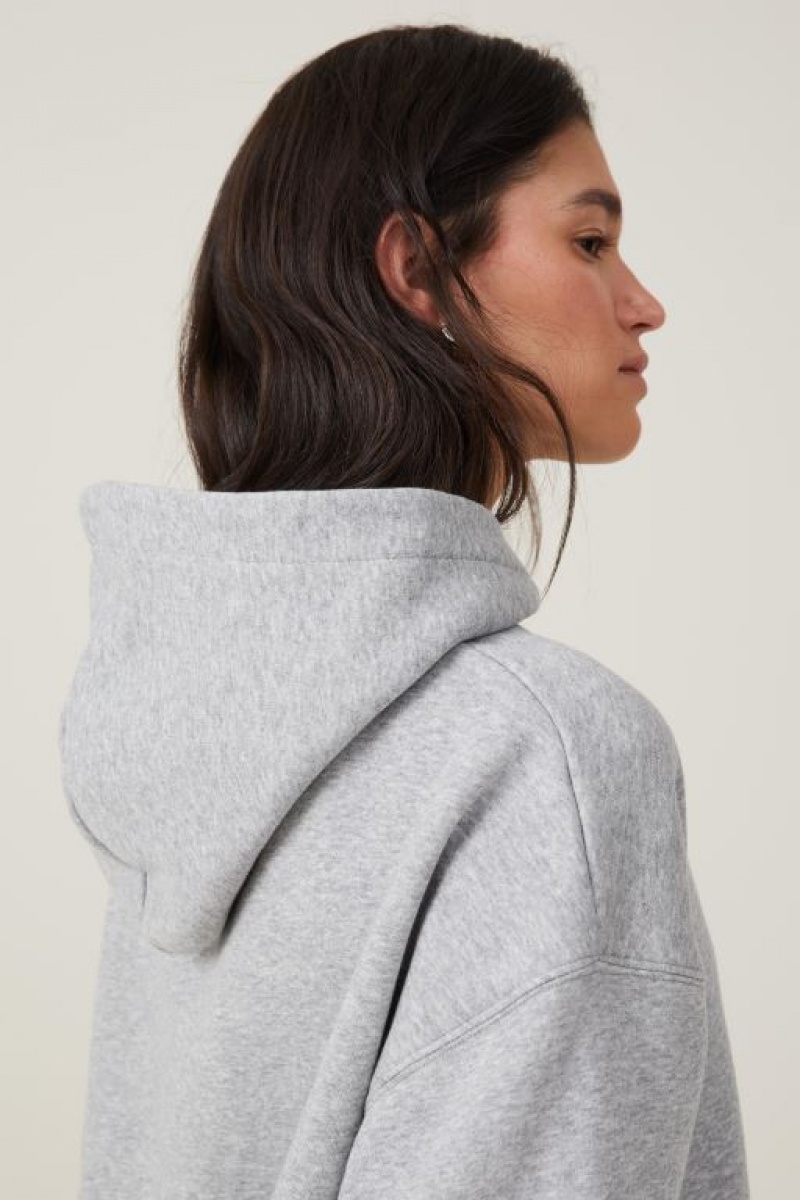 Cotton On Classic Women's Hoodie Grey | 6oU1H24k1k0