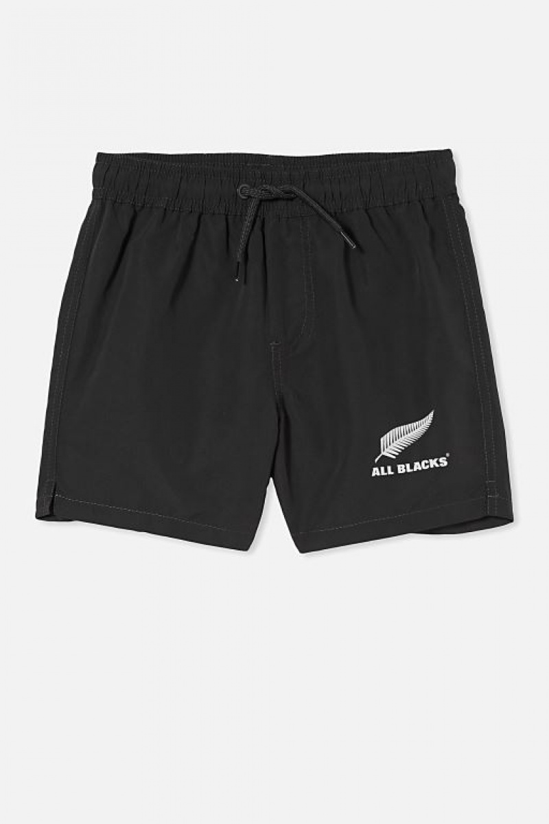 Cotton On Co-Lab Lcn Woven Boys\' Shorts Black | KtqTHv5AZY8