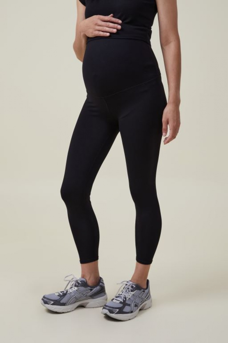 Cotton On Core 7/8 Tight Women's Maternity Wear Black | 5lqAbUZTsq6