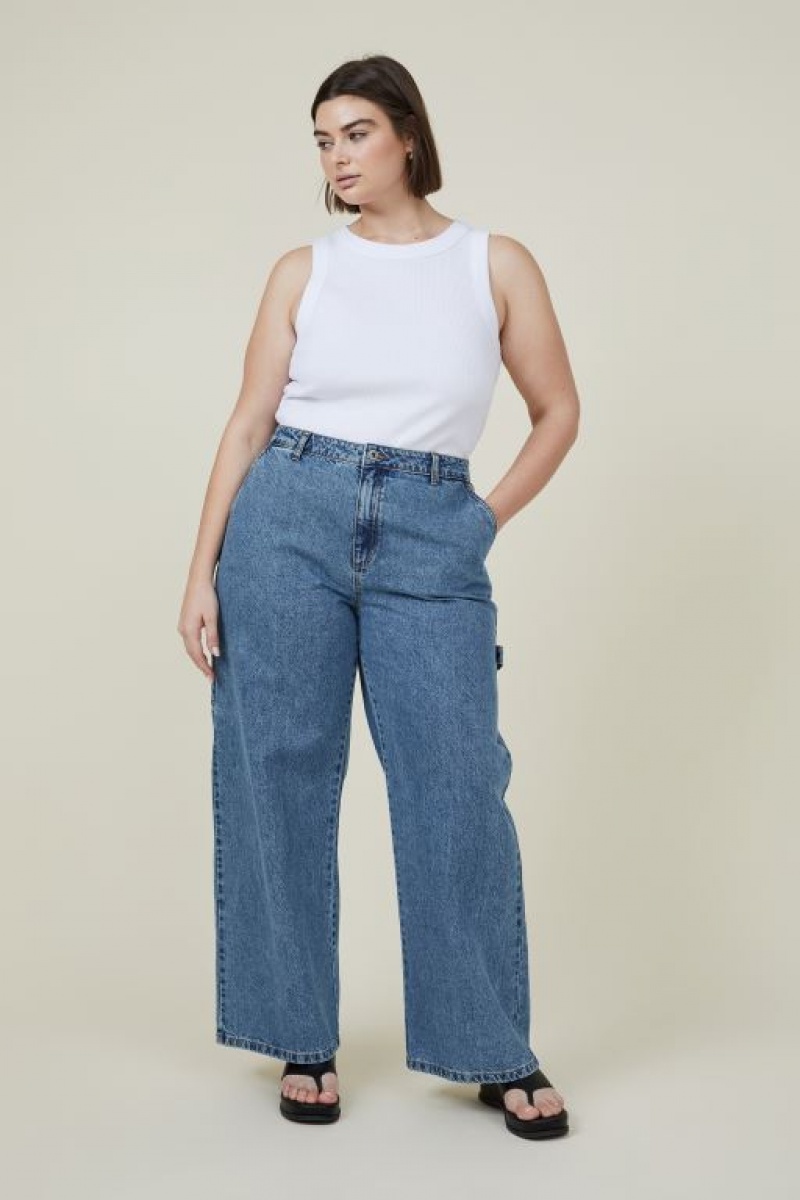 Cotton On Curve The 91 Women's Tanks White | hjdNcIsPMtT