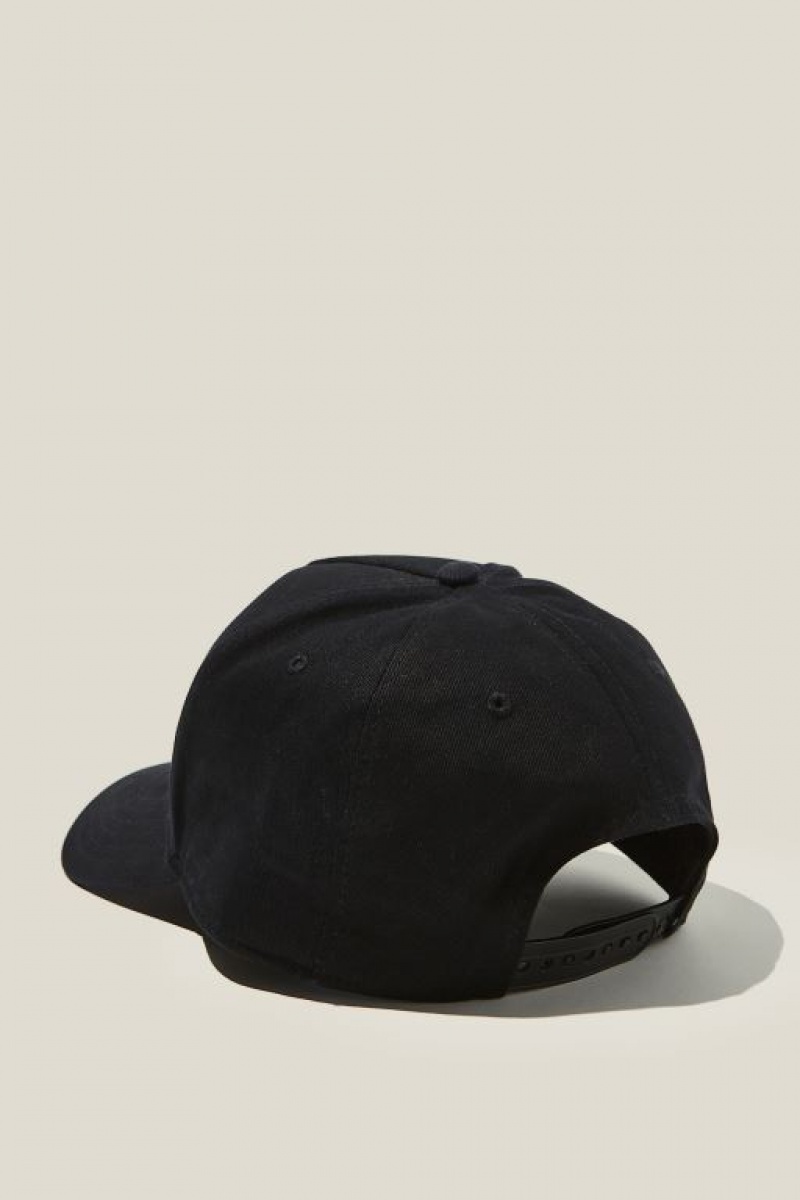 Cotton On Curved Peak Snapback Men's Caps Black / White | MEqhf9QKUYY