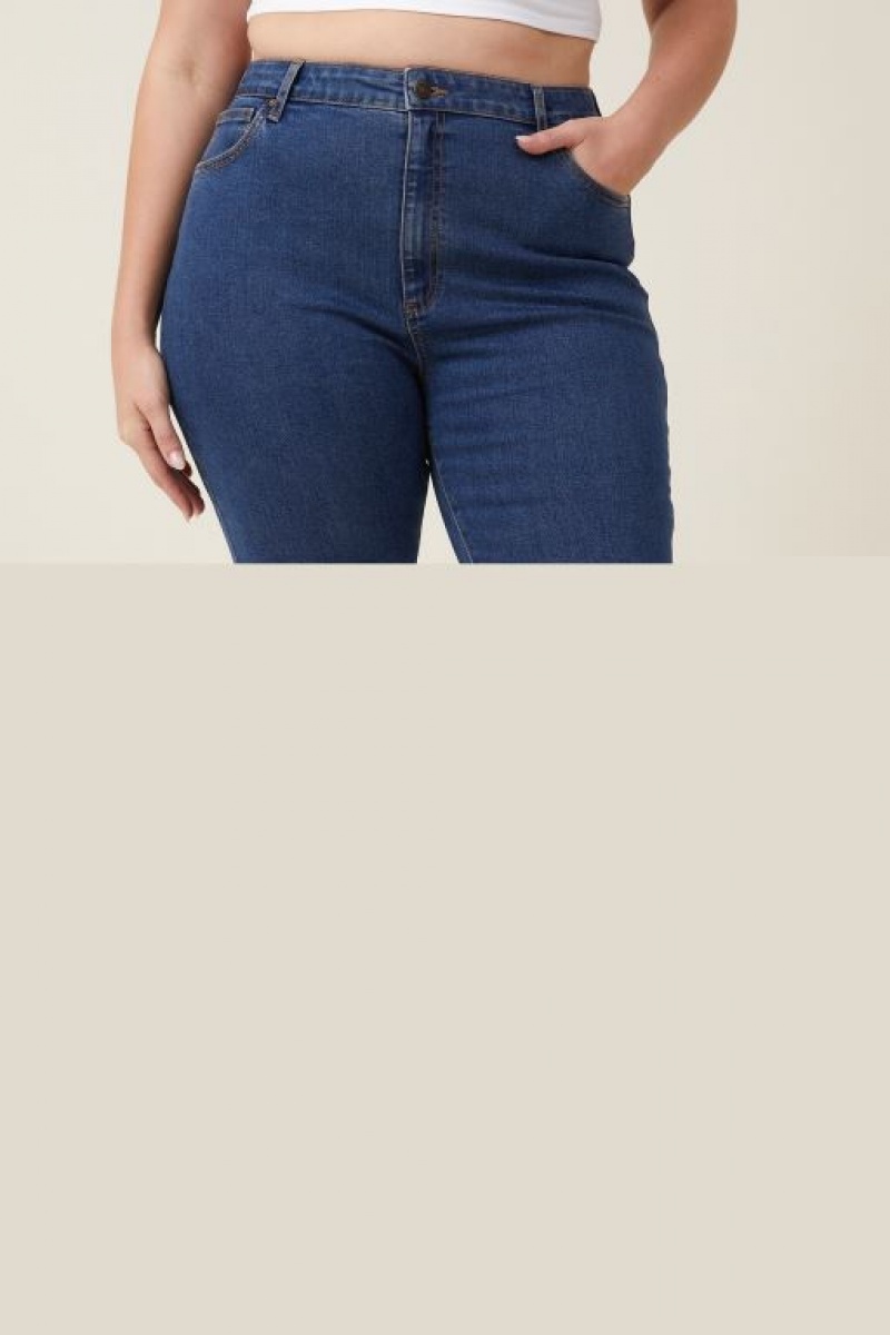 Cotton On Curvy High Stretch Skinny Women's Jeans Blue | hl0Zq3r1wuC