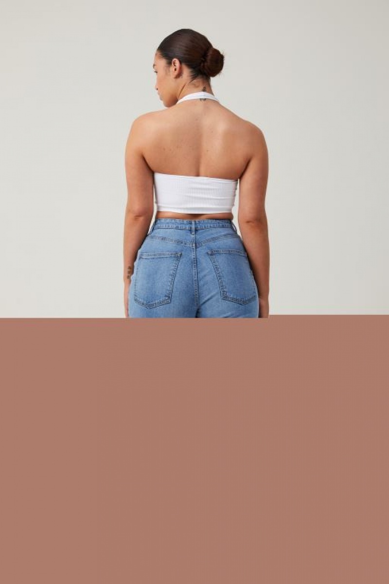 Cotton On Curvy Stretch Bootcut Flare Women's Jeans Blue | ZoX5343fNBF