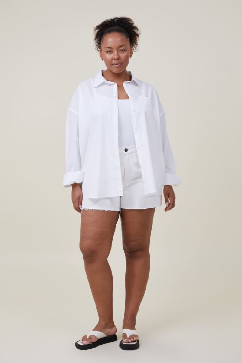 Cotton On Dad Women's Shirts White | LYtw0KPLcxY