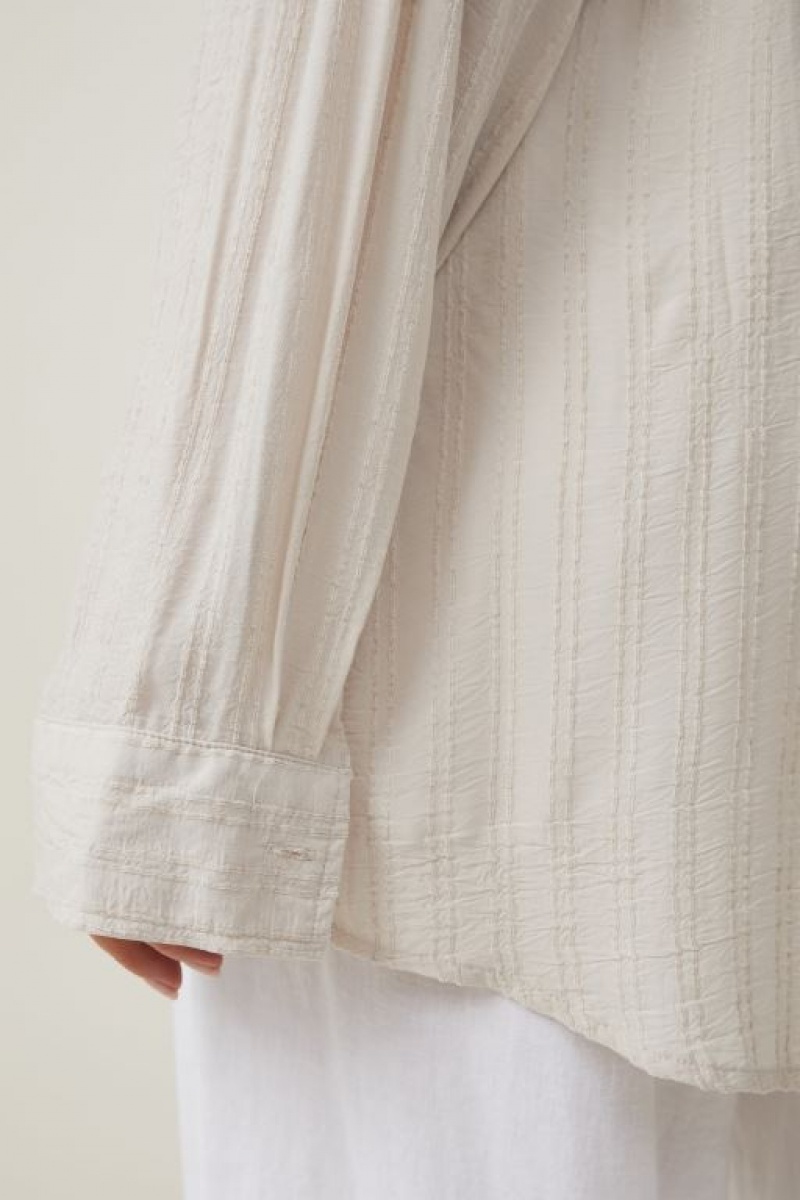 Cotton On Dad - Texture Women's Shirts Stripes Grey | yXNcVF7mmF0