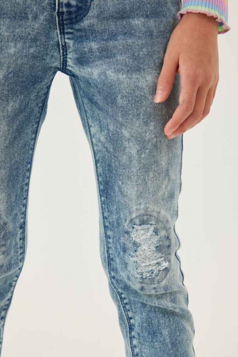 Cotton On Deadre Girls' Jeans Blue Wash | GjwlOr3bvrM