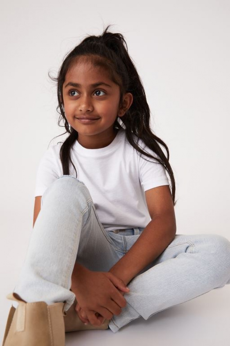 Cotton On Deadre Girls' Jeans Blue Wash | 1zxFt5FMM3i