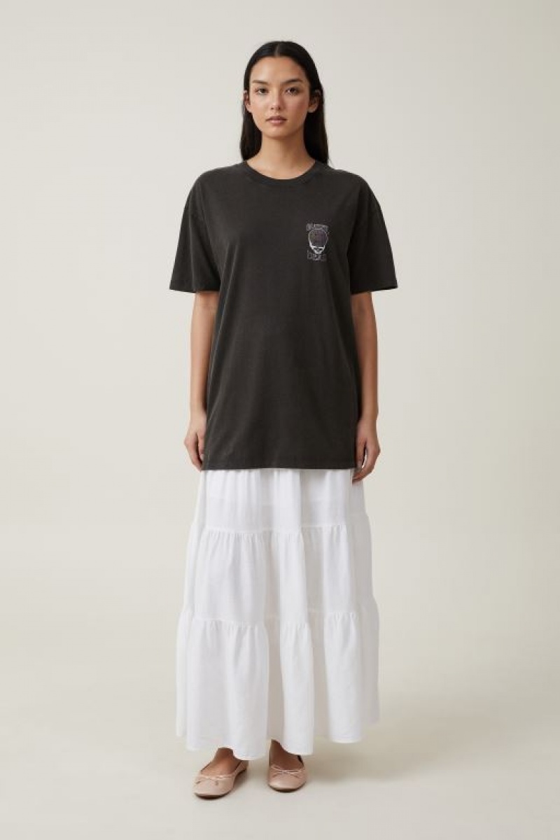 Cotton On Dual Sized License Women's Graphic T-Shirts Black | vWb4pju4eZF