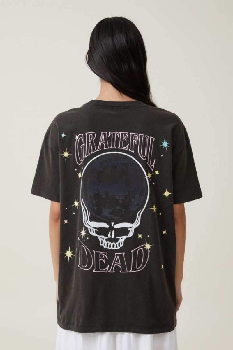 Cotton On Dual Sized License Women's Graphic T-Shirts Black | vWb4pju4eZF