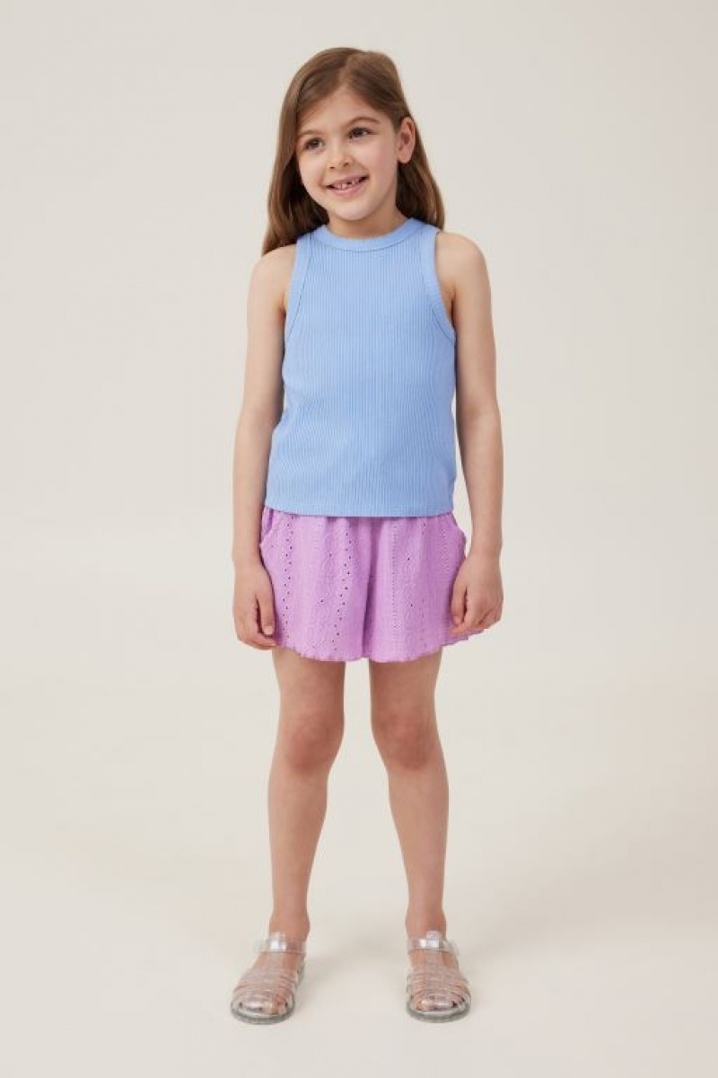 Cotton On Eleanor Girls' T Shirts Blue | 3WvUu7DK6qI