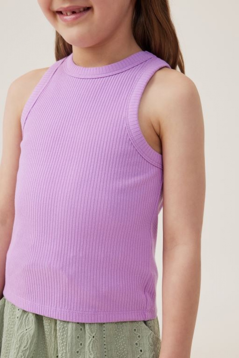 Cotton On Eleanor Girls' T Shirts Lavender | Q36P6ZOIuYc