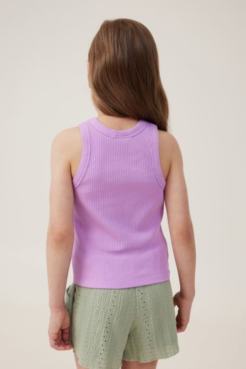Cotton On Eleanor Girls' T Shirts Lavender | Q36P6ZOIuYc