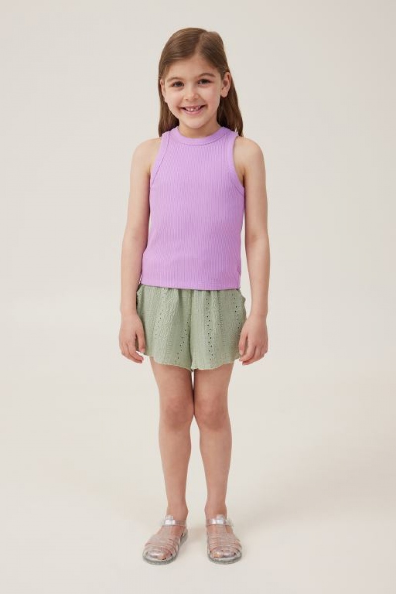 Cotton On Eleanor Girls' T Shirts Lavender | Q36P6ZOIuYc