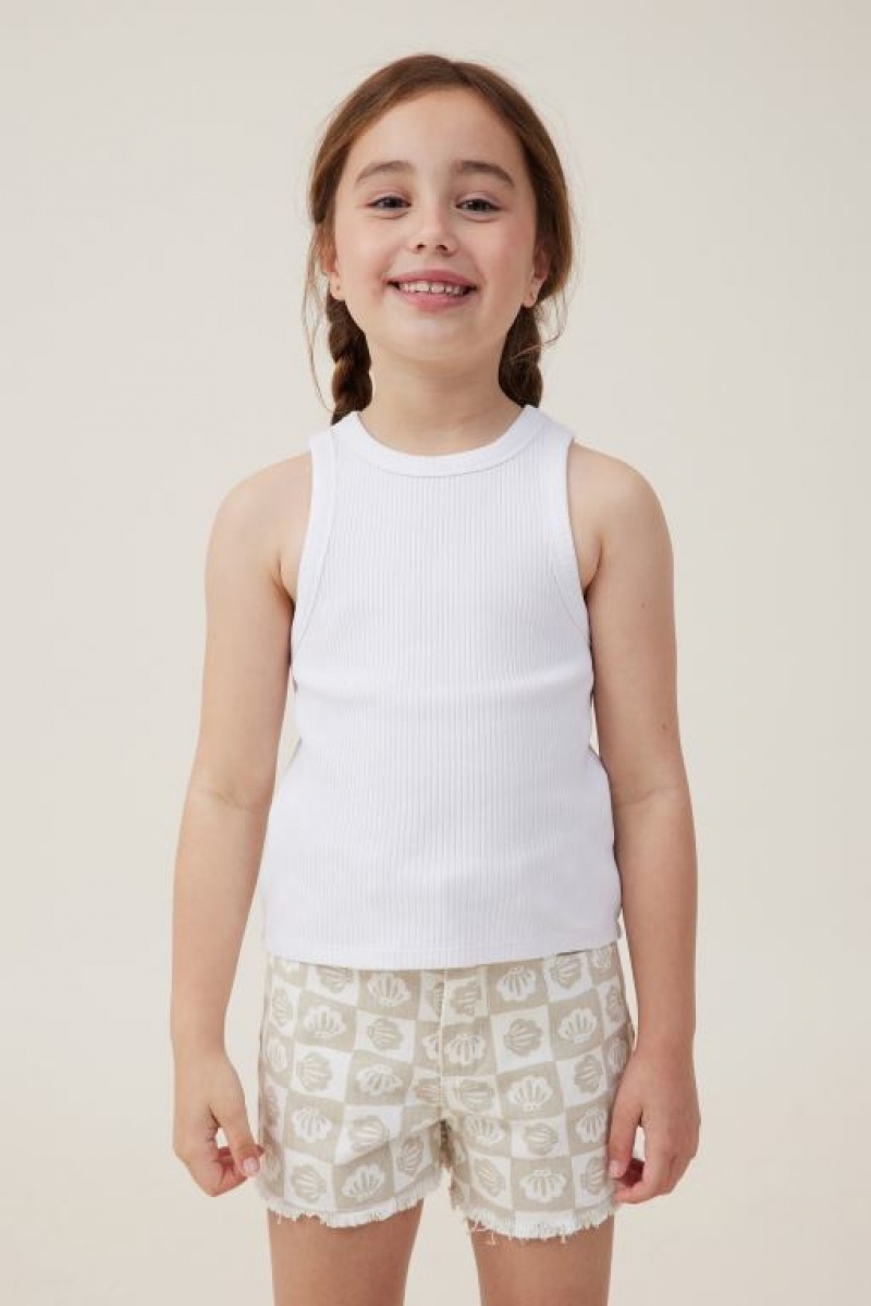 Cotton On Eleanor Girls\' T Shirts White | Zigwbh9EN14