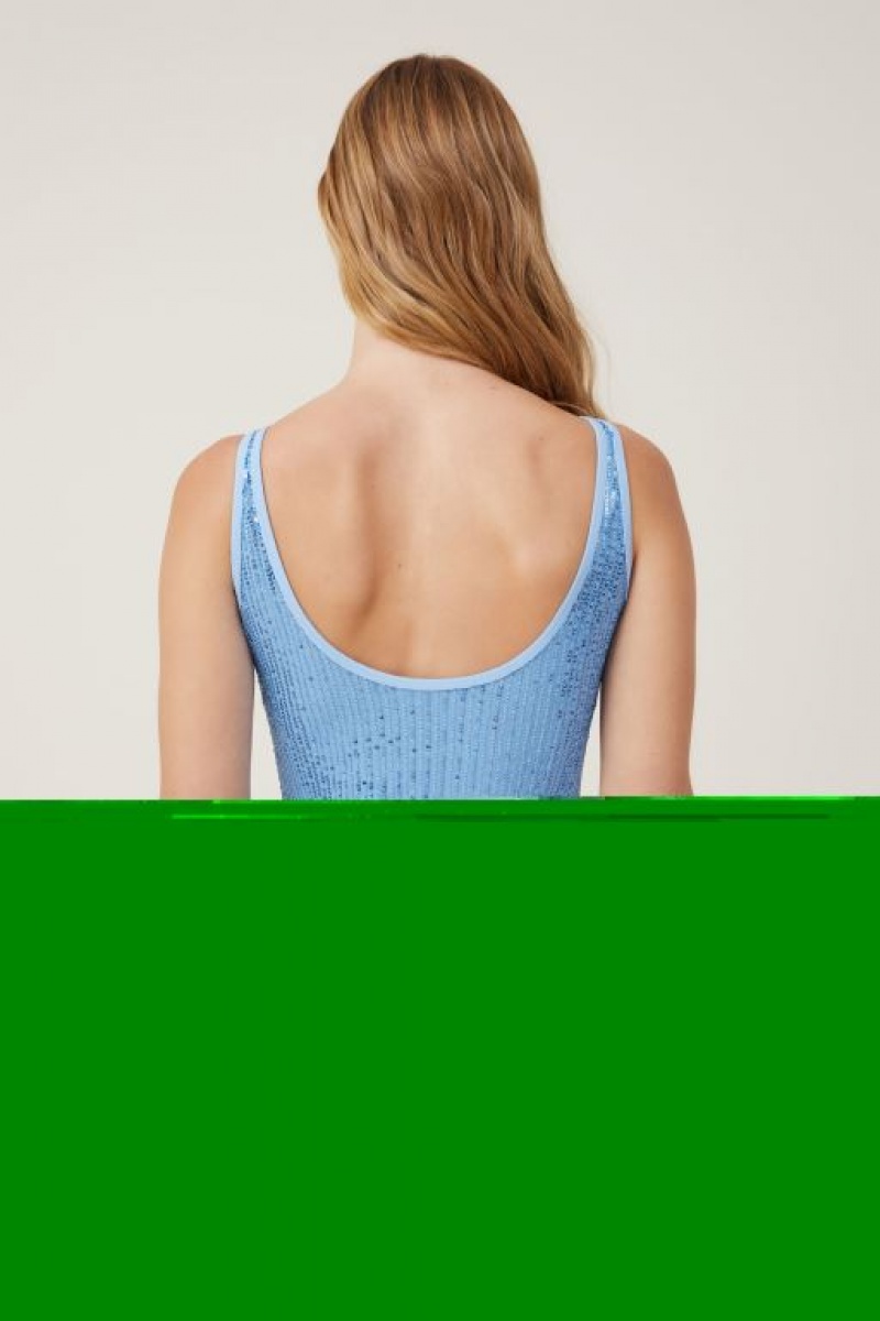 Cotton On Emma Sparkle Bikini Bodysuit Women's Bras Summer | rFncmTB6hJG