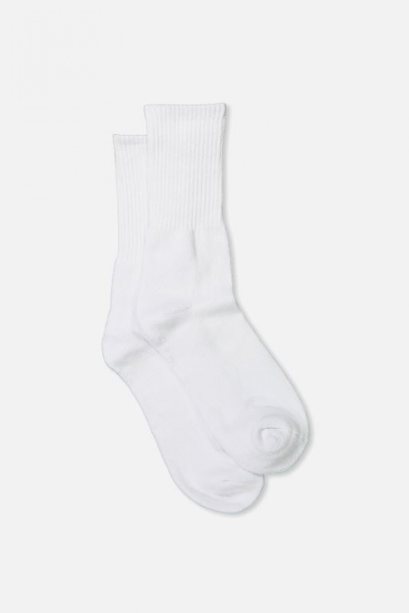 Cotton On Essential Men\'s Socks White | P2e5FycAHJ2