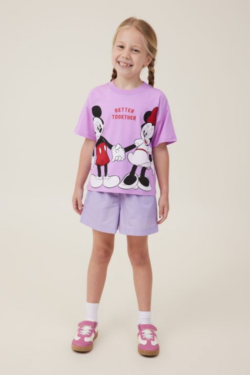 Cotton On Esther Parachute Girls' Shorts Purple | rH48BO43cZk
