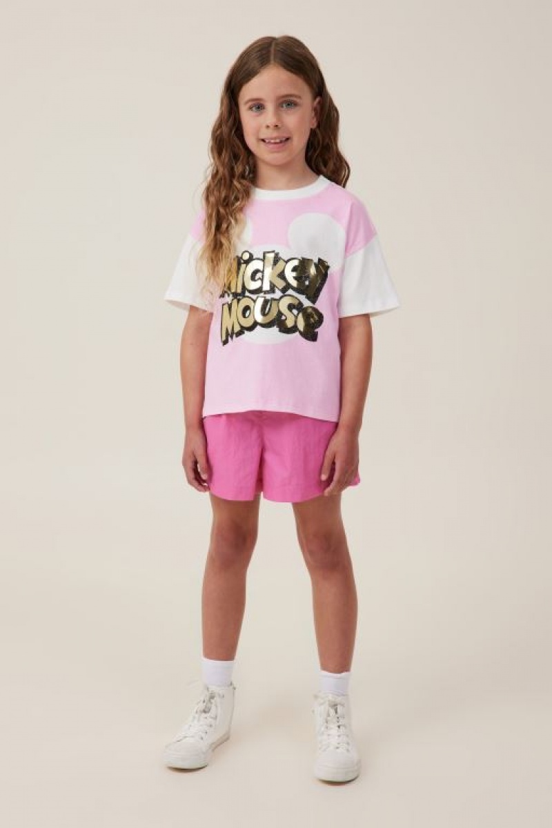 Cotton On Esther Parachute Girls' Shorts Pink | PqEIOuNbq3Y
