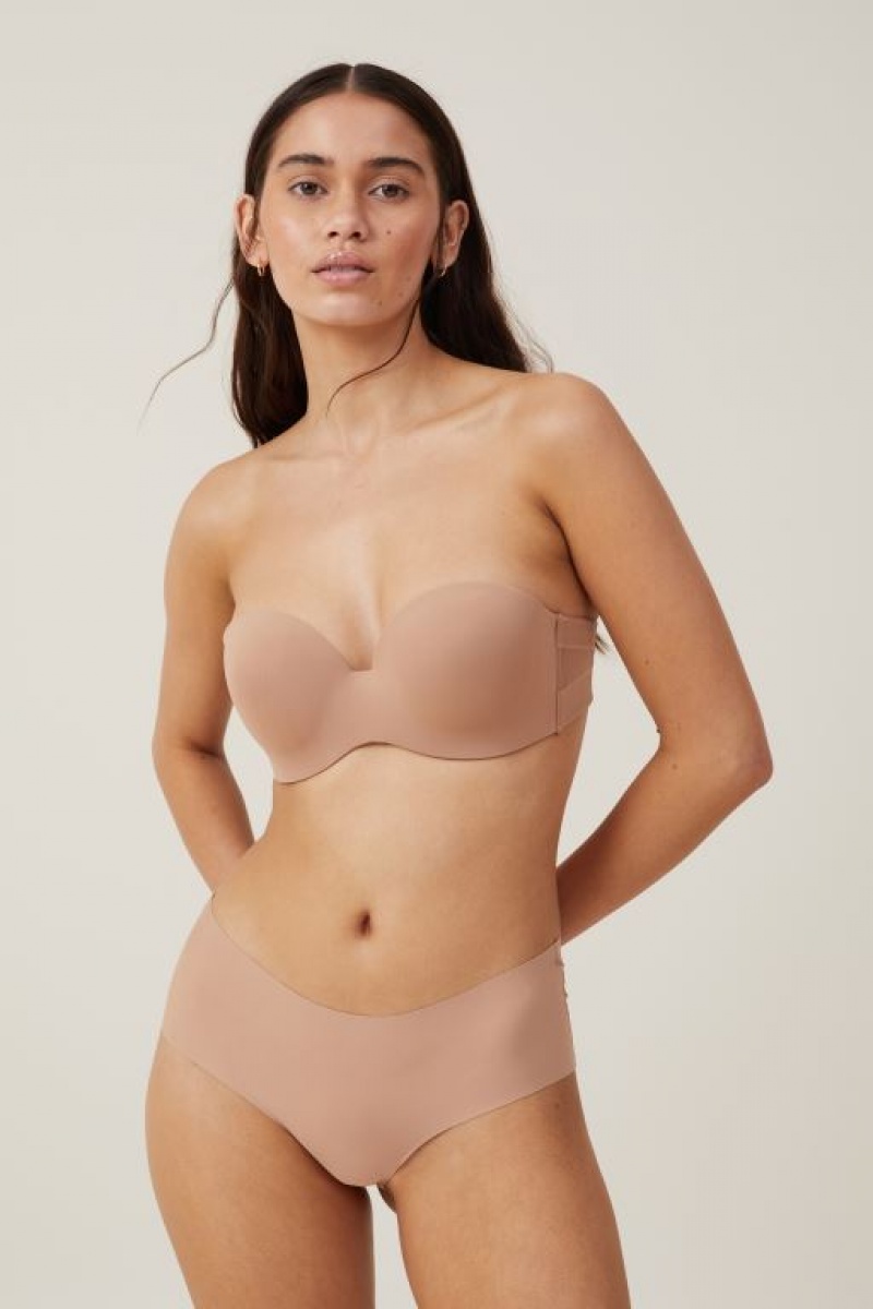 Cotton On Everyday Contour Strapless Women\'s Bras Maple | zDKYHyVZpcG