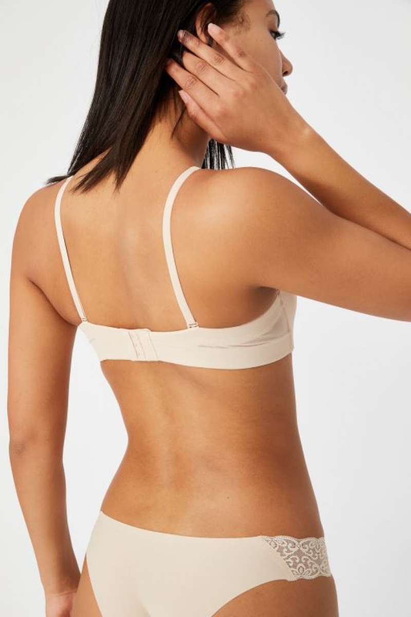 Cotton On Everyday Contour Strapless Women's Bras Frappe | fFWqzwCeHzM
