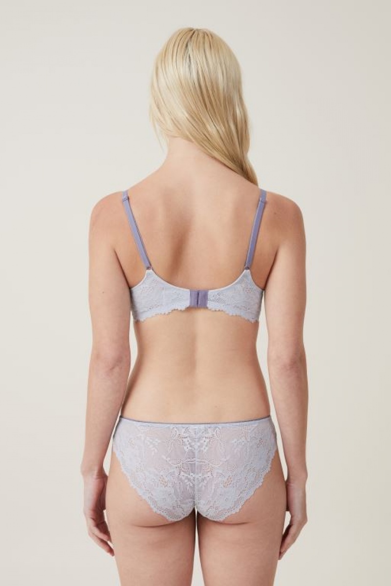 Cotton On Everyday Lace Wirefree Women's Bras Arctic | JZUZxIbUiCw