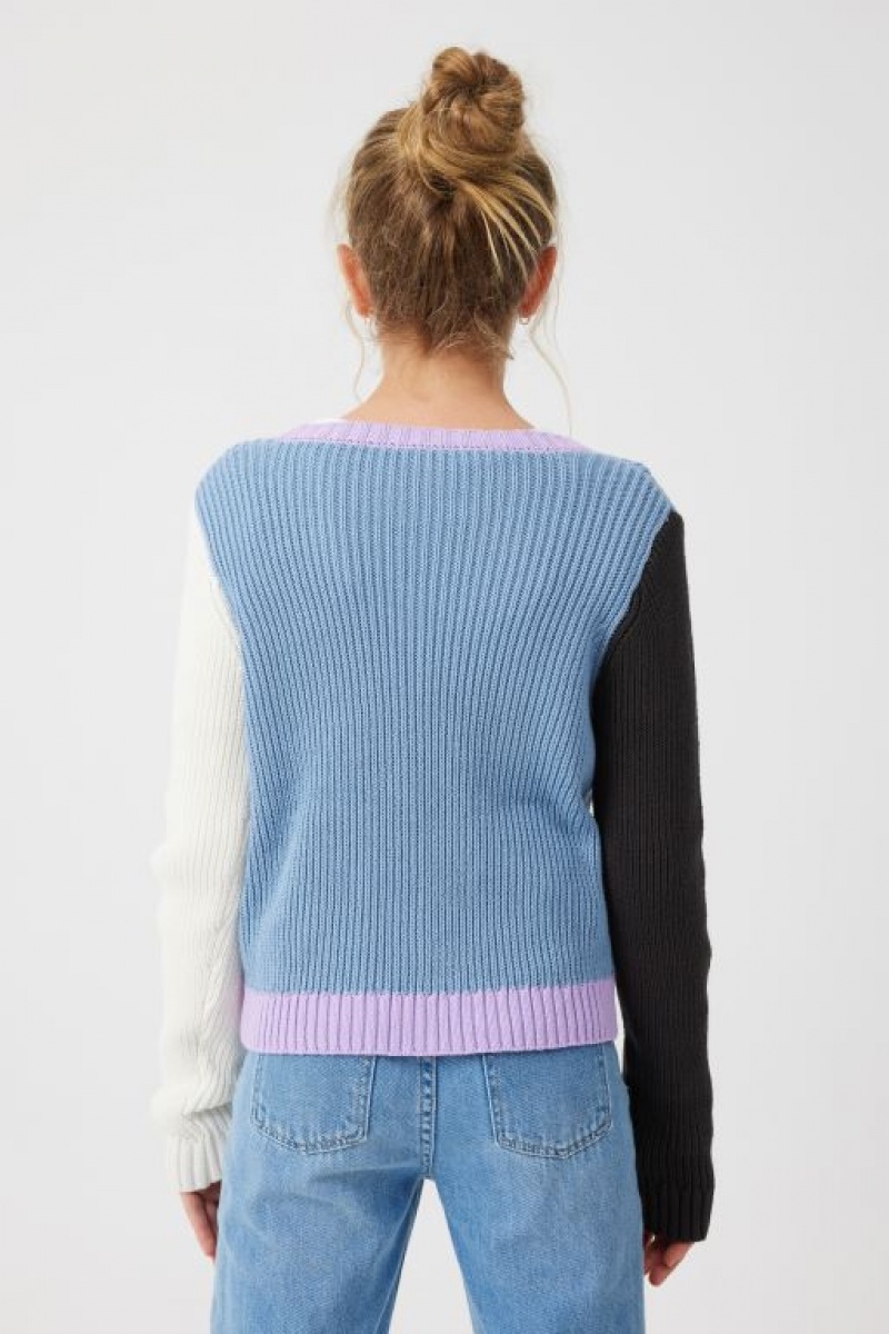Cotton On Fifi Cardi Girls' Jackets Purple | w93fGn3SHtd