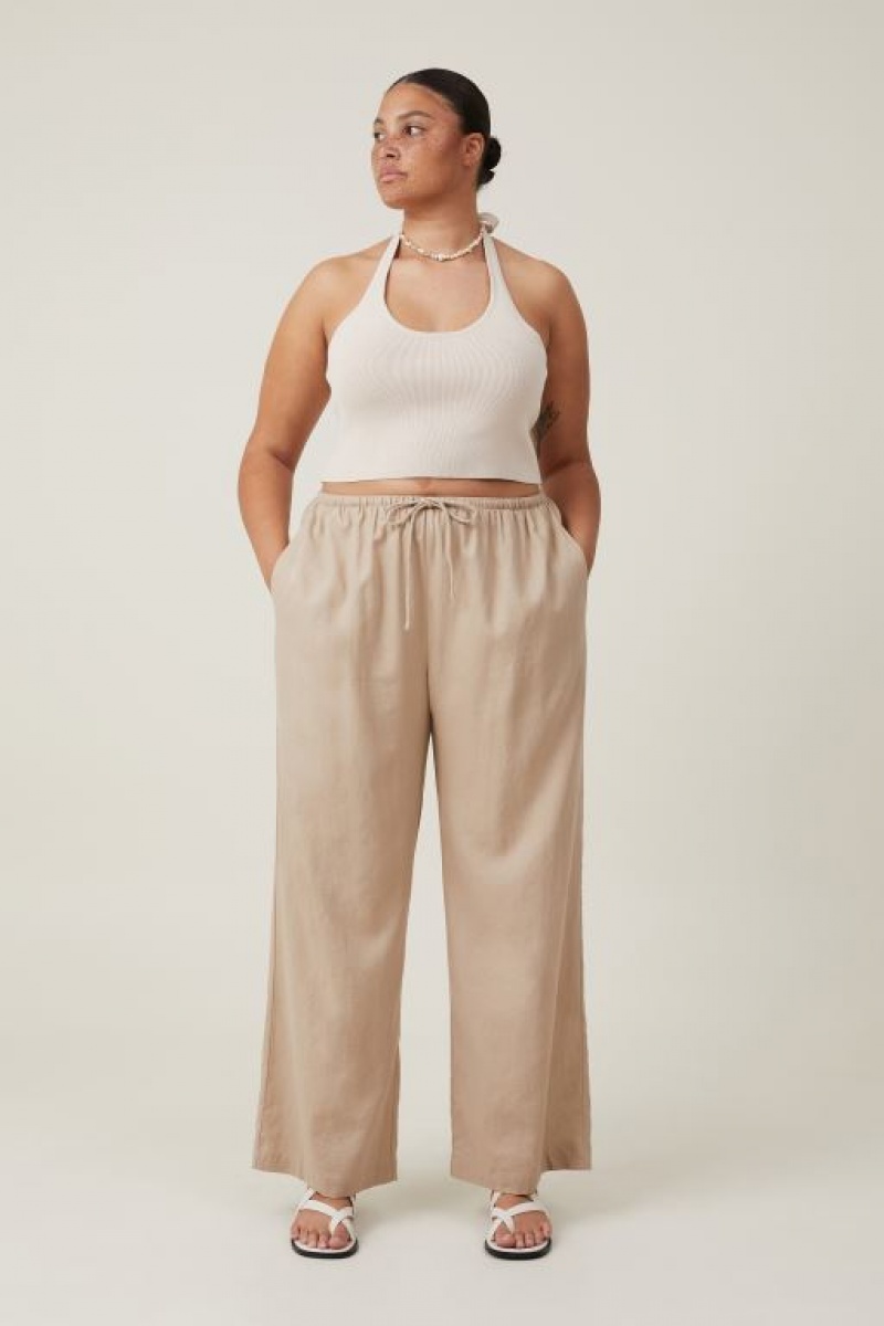 Cotton On Fitted Summer Halter Women's Knitwear Grey | tpEFpi1EyFQ