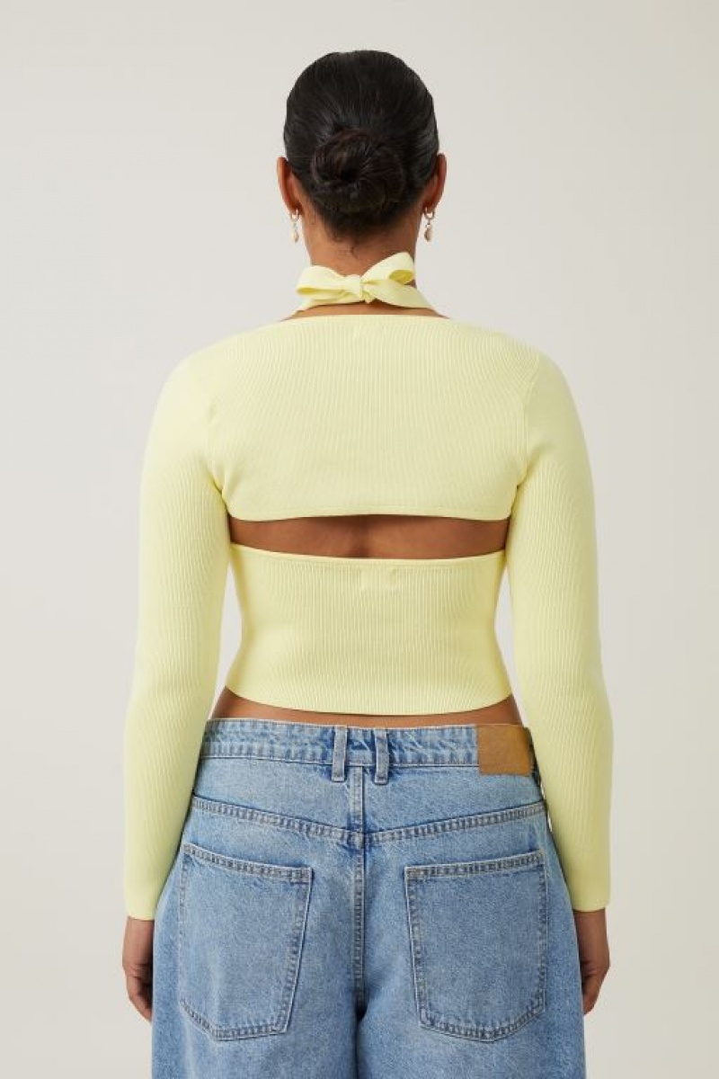 Cotton On Fitted Summer Shrug Women's Knitwear Sunny | XqfNxIuAKql