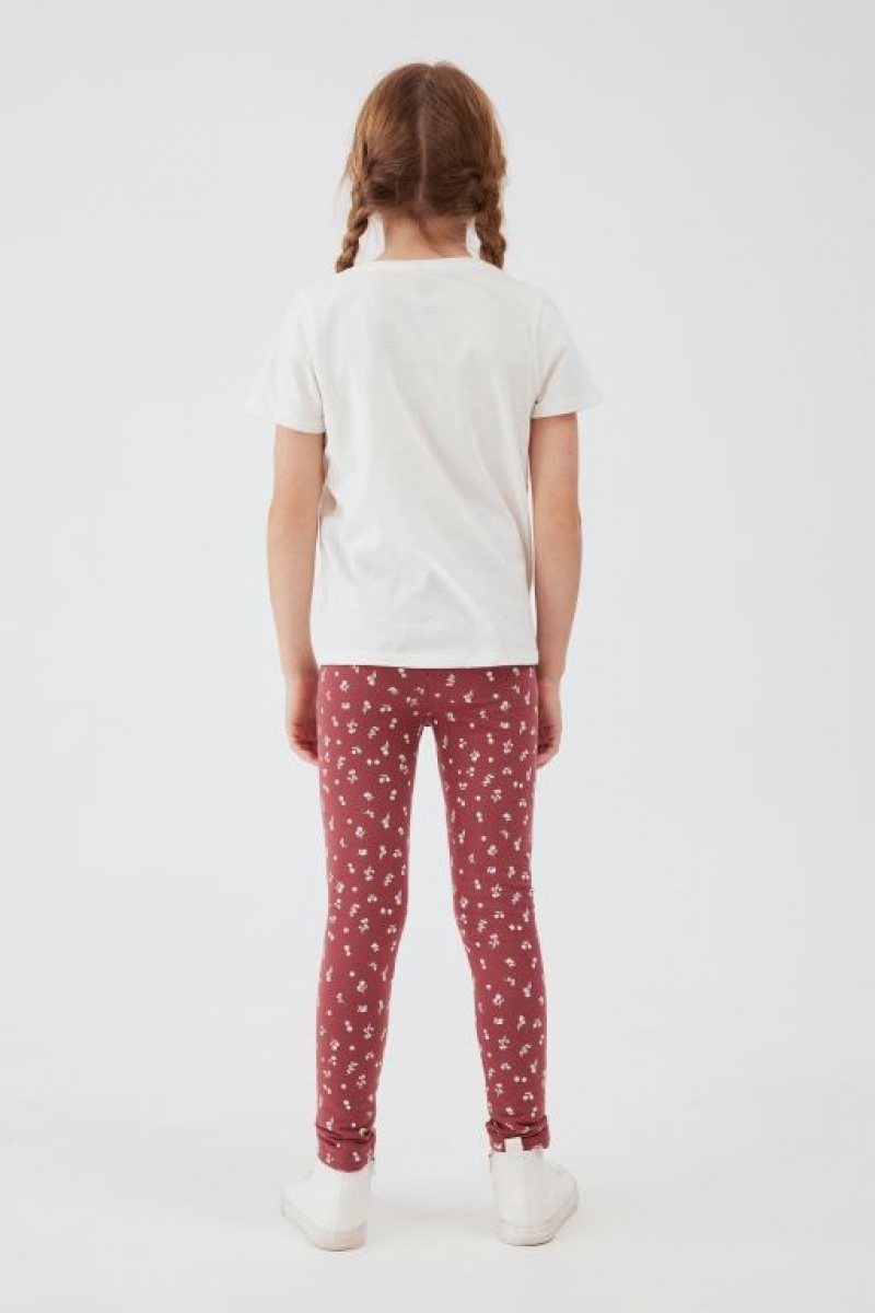 Cotton On Fleece Girls' Leggings Henna | krWxXUejNzO