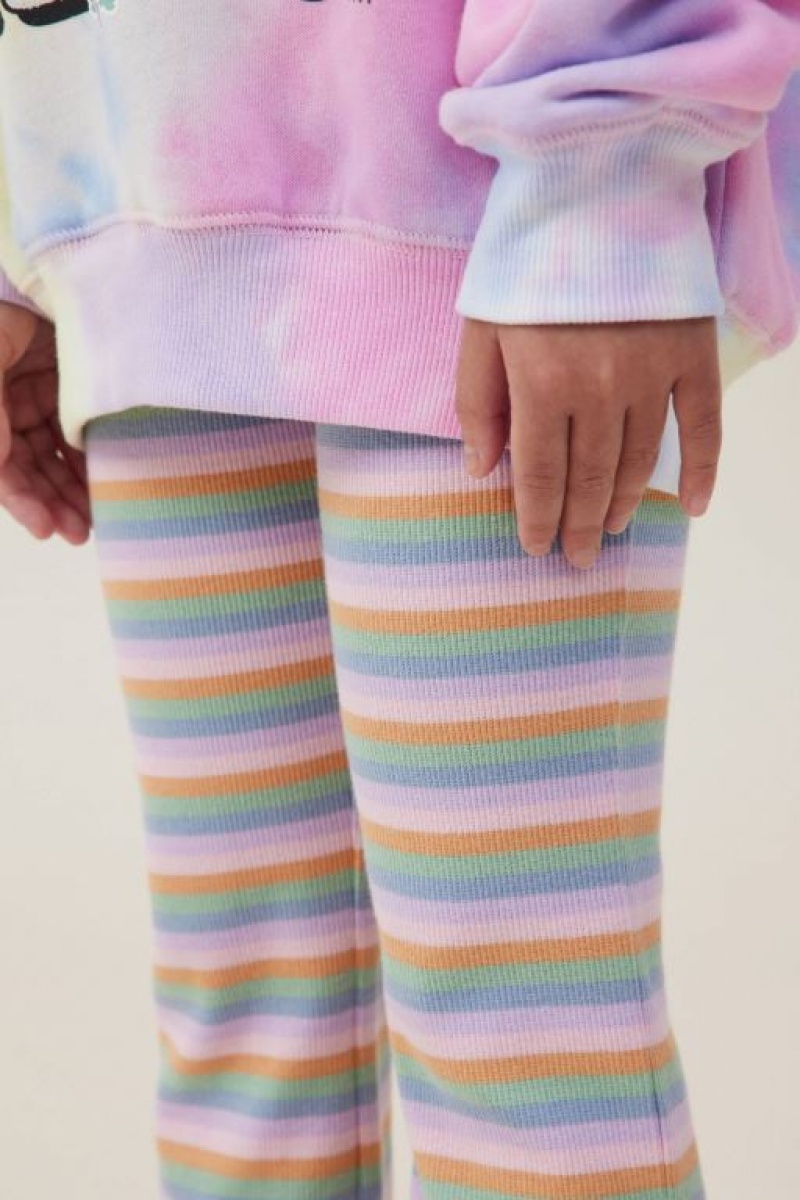 Cotton On Francine Flare Girls' Pants Multicolor | WqidxiF82IP