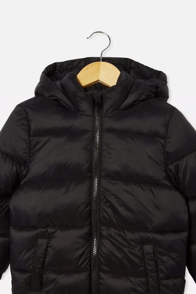 Cotton On Frankie Puffer Girls' Jackets Black | hMx6A40Kyzc