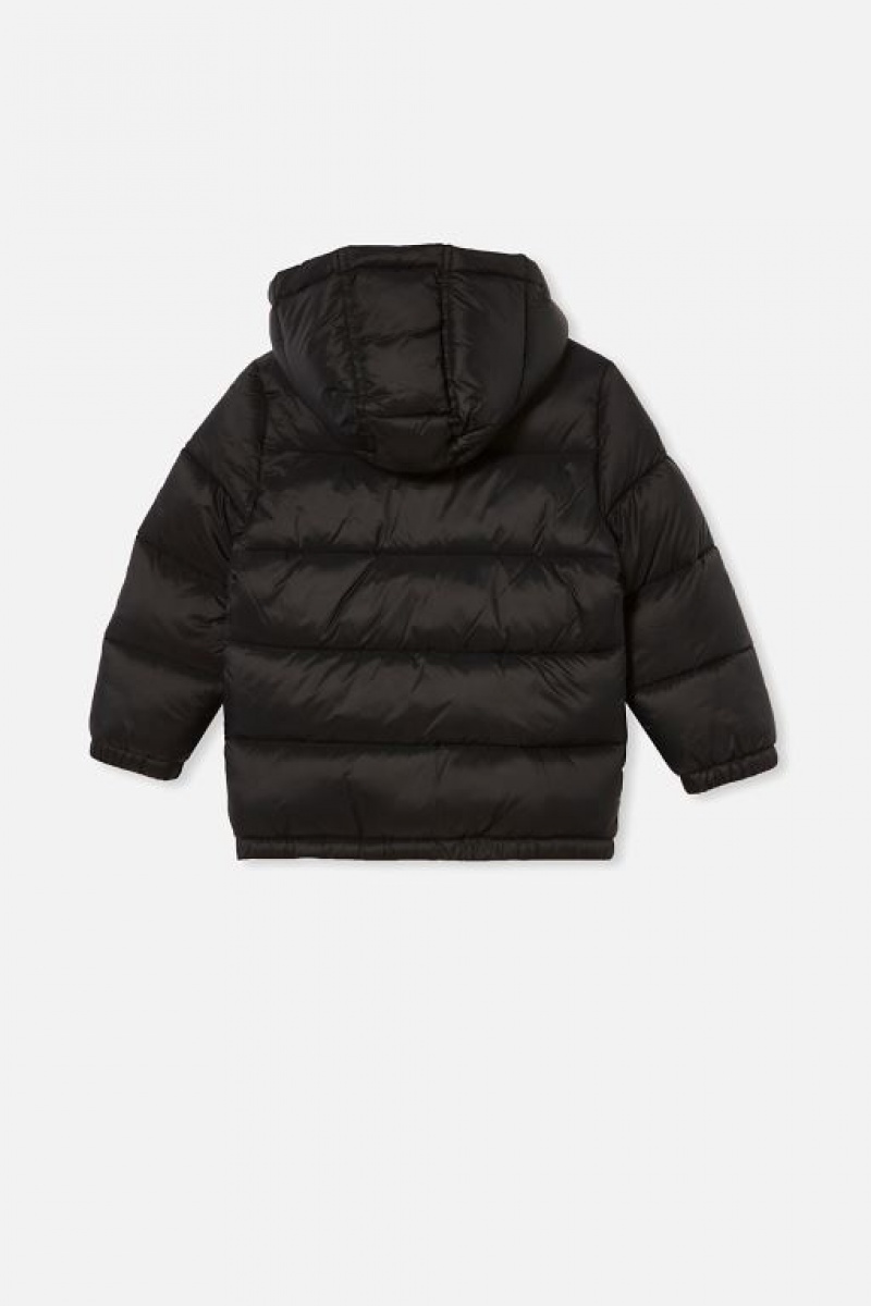 Cotton On Frankie Puffer Girls' Jackets Black | hMx6A40Kyzc