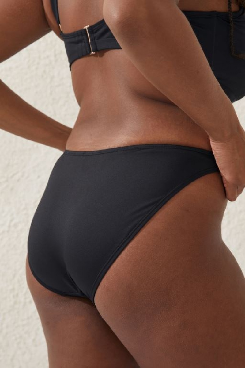 Cotton On Full Women's Bikini Bottoms Black | hf0QCqMEFuz