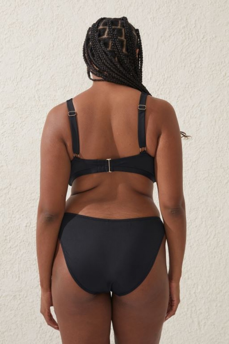 Cotton On Full Women's Bikini Bottoms Black | hf0QCqMEFuz
