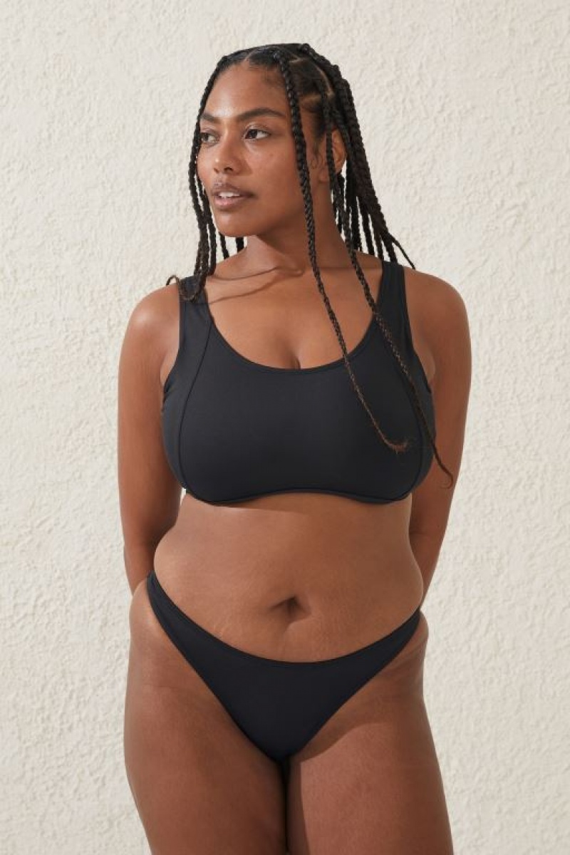 Cotton On Full Women's Bikini Bottoms Black | hf0QCqMEFuz