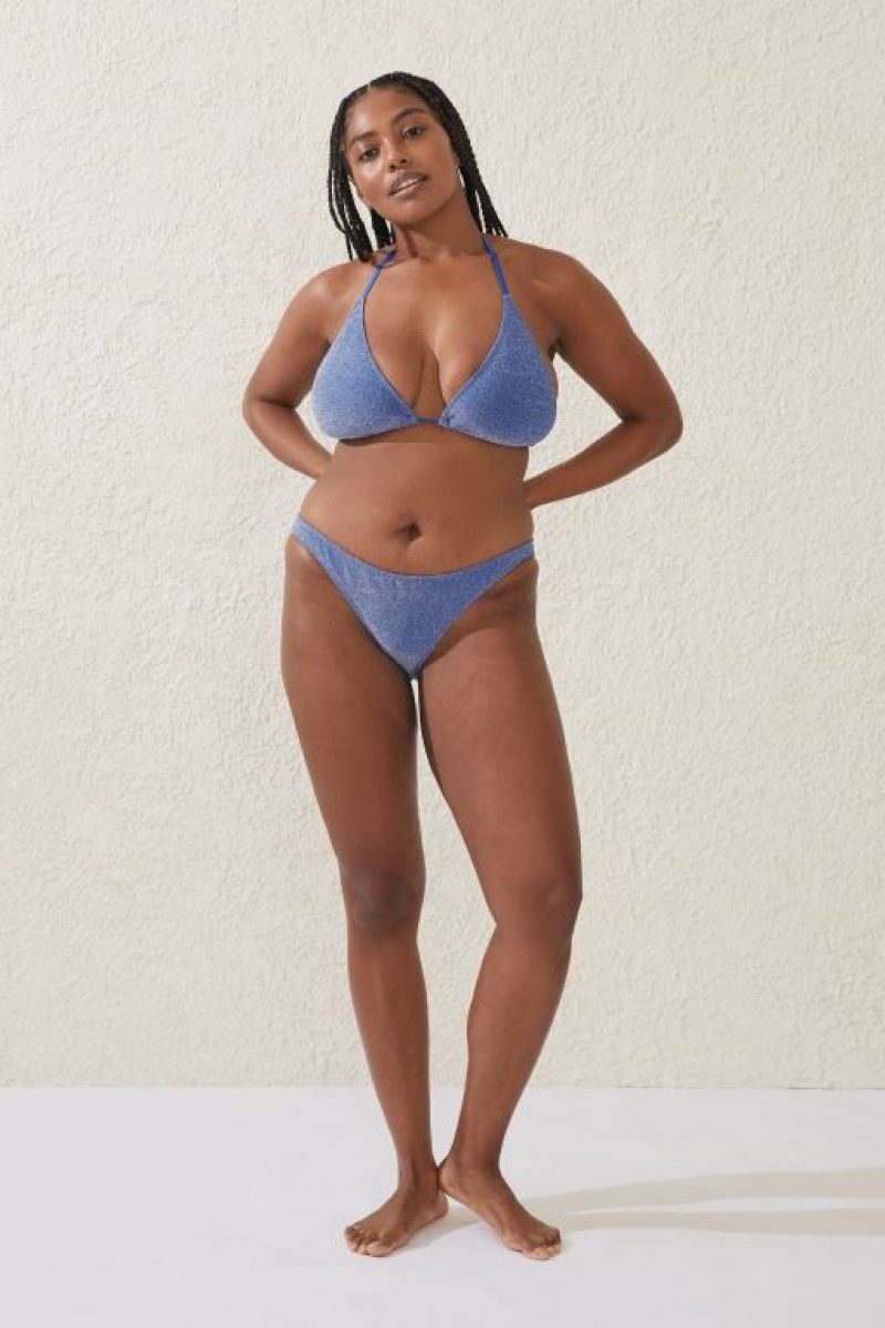 Cotton On Full Women\'s Bikini Bottoms Blue Metal | AKrFdx9popp