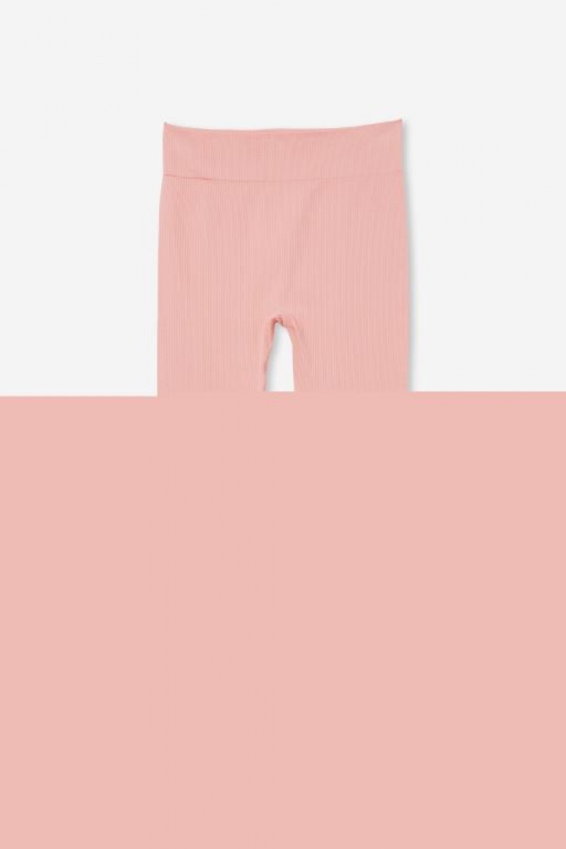 Cotton On Genevieve Seamfree Girls' Leggings Coral | sinP6ONiS8f
