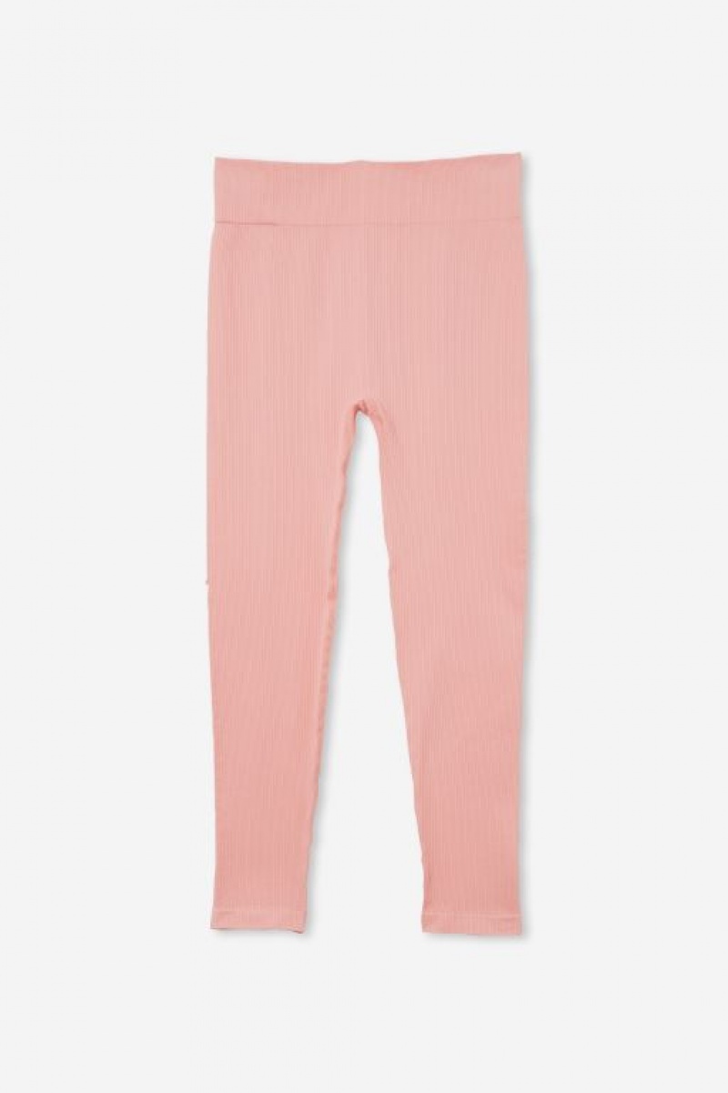 Cotton On Genevieve Seamfree Girls\' Leggings Coral | sinP6ONiS8f